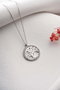 Heliophilia Silver Collar de Plata Esterlina 925 con Circonio